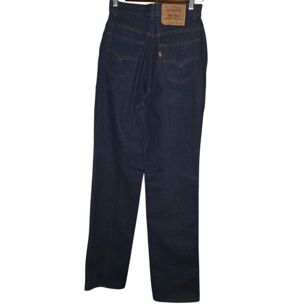 VTG 1981 Levi's 25414 Orange Tab Jeans NOS 27x34‎ Deadstock High Rise 517 USA - Picture 11 of 11